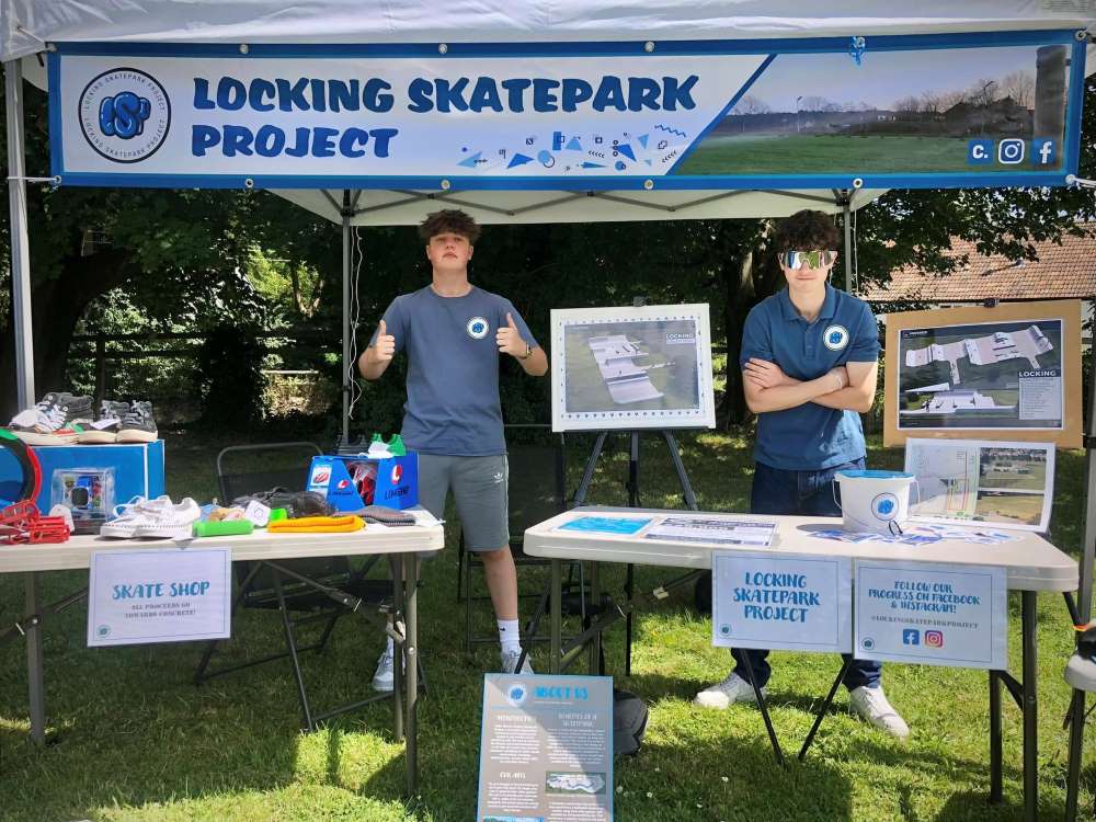 Locking Skatepark Project stall