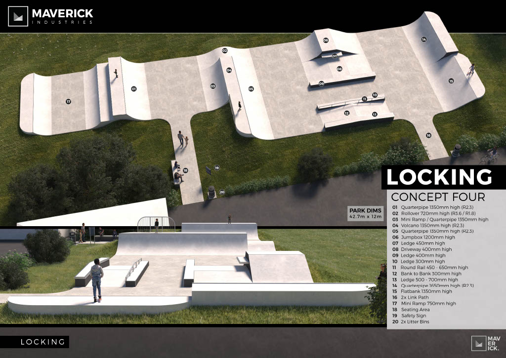 Skatepark concept poster